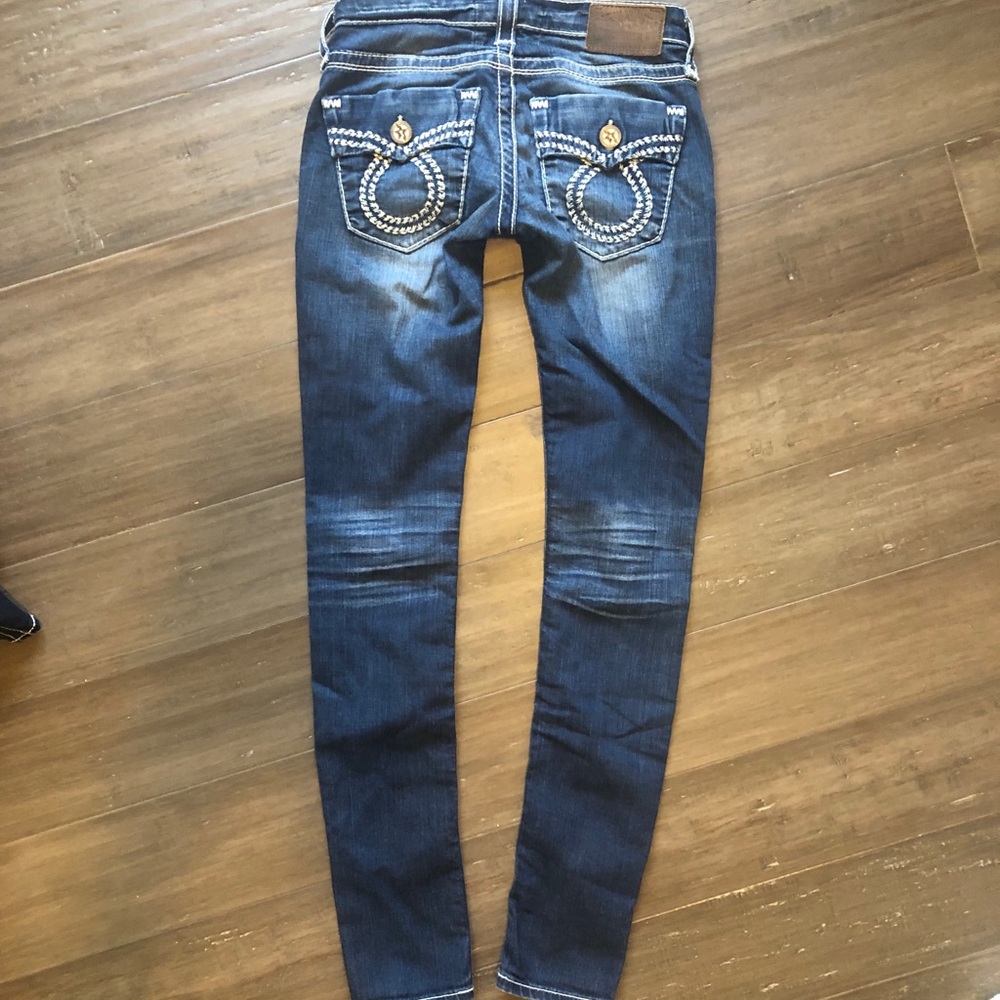 BIG STAR SKINNY JENAE LOW-RISE JEANS 24